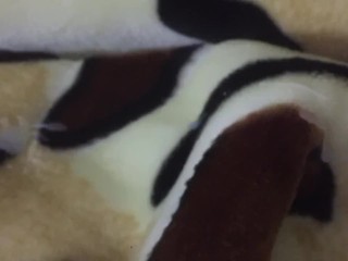 גמור על שמיכת מינק רכה