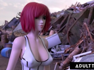 .... - אדמונית + יניקה עצמית עם טיפול פנים גדול